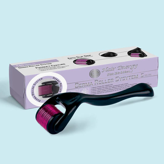 Derma Roller with 540 Micro Needle for Hair and Facial Skin | Derma Roller 0.5mm for Hair Growth| Skin Beauty Tool