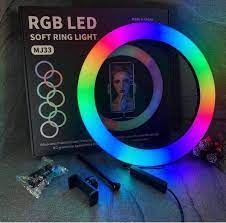 26cm Ring Light with 7ft Aluminium Tripod Stand & Mobile Holder (3 colors)